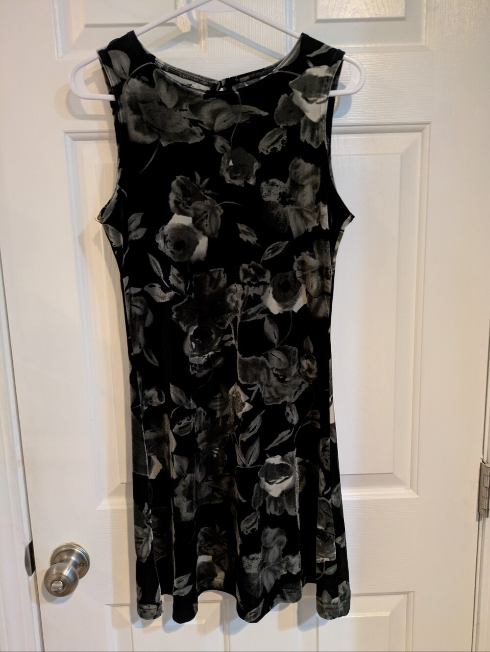 Velvet Floral Dress